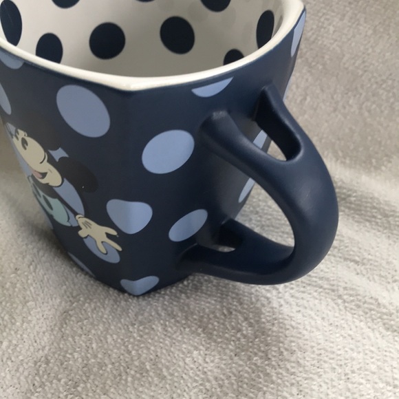 Disney Parks Blue Polka Dot Mickey Mouse Coffee Mug Cup - Picture 3 of 5